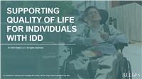 Supporting Quality of Life for Individuals with IDD