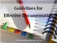 Guidelines for Effective Documentation