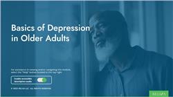 Basics of Depression in Older Adults