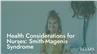 Health Considerations for Nurses: Smith-Magenis Syndrome