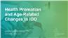 Health Promotion and Age-Related Changes in IDD